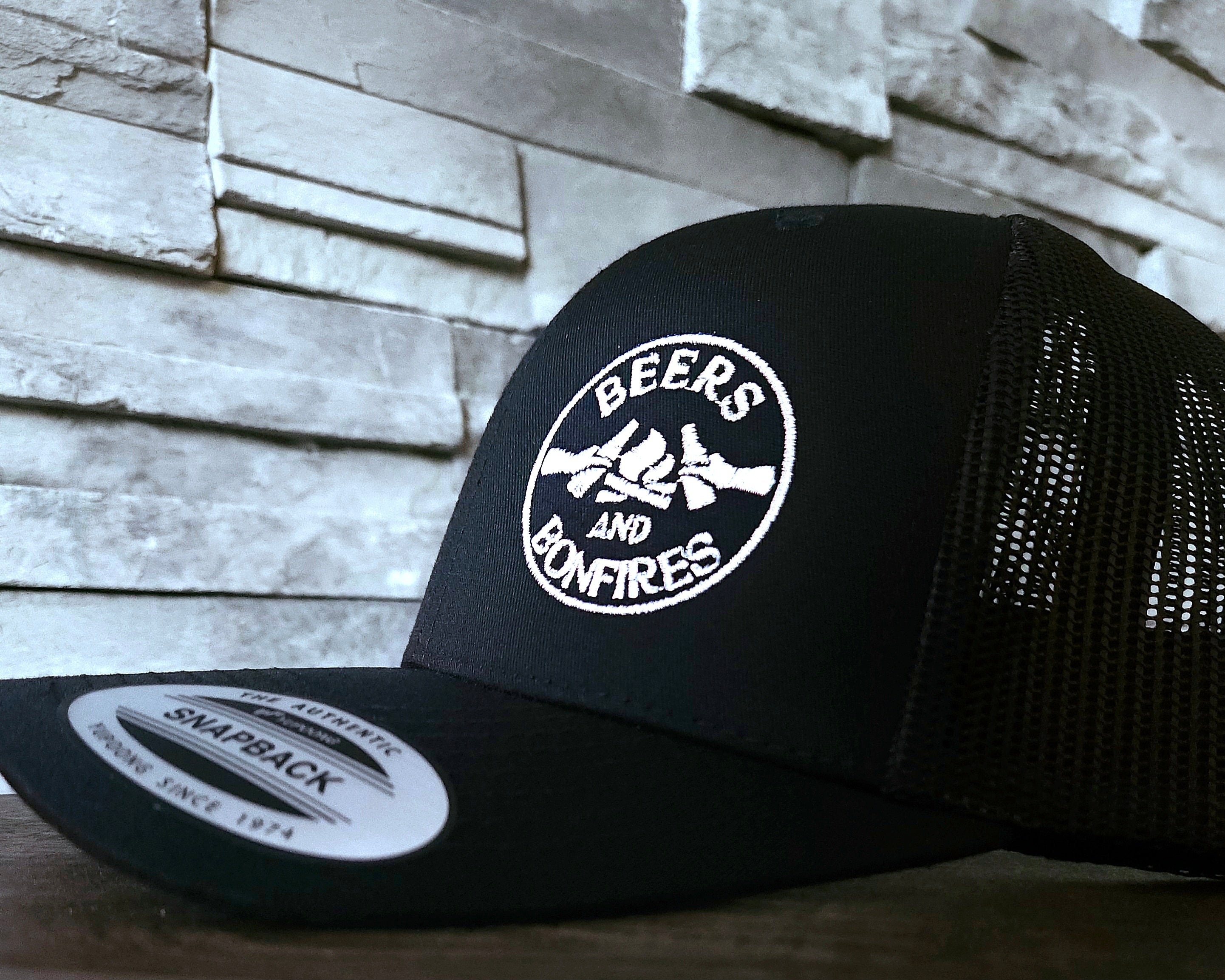 Black "Classic" Mesh Snapback Hat