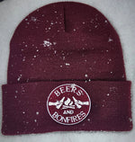 Load image into Gallery viewer, Beers and Bonfires Maroon Winter Toque
