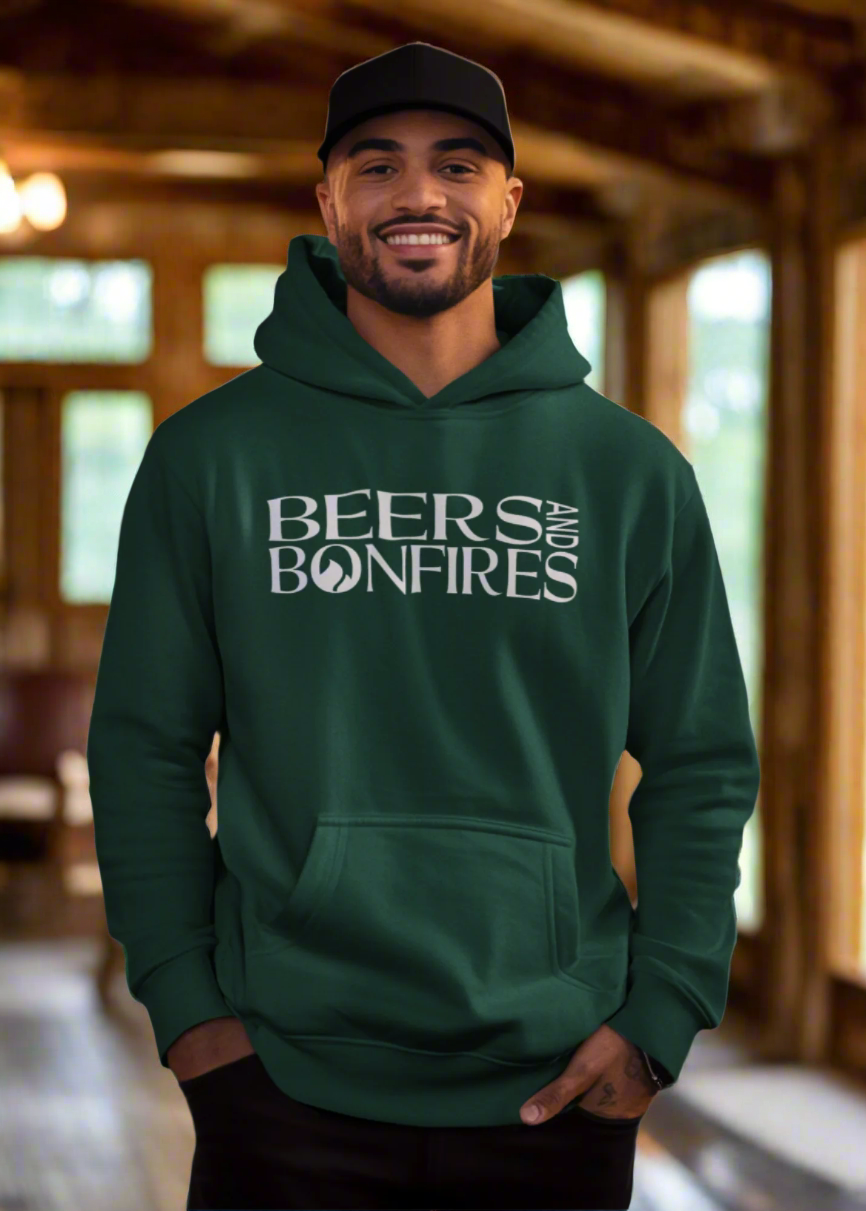 Beers Text Style Hoodie