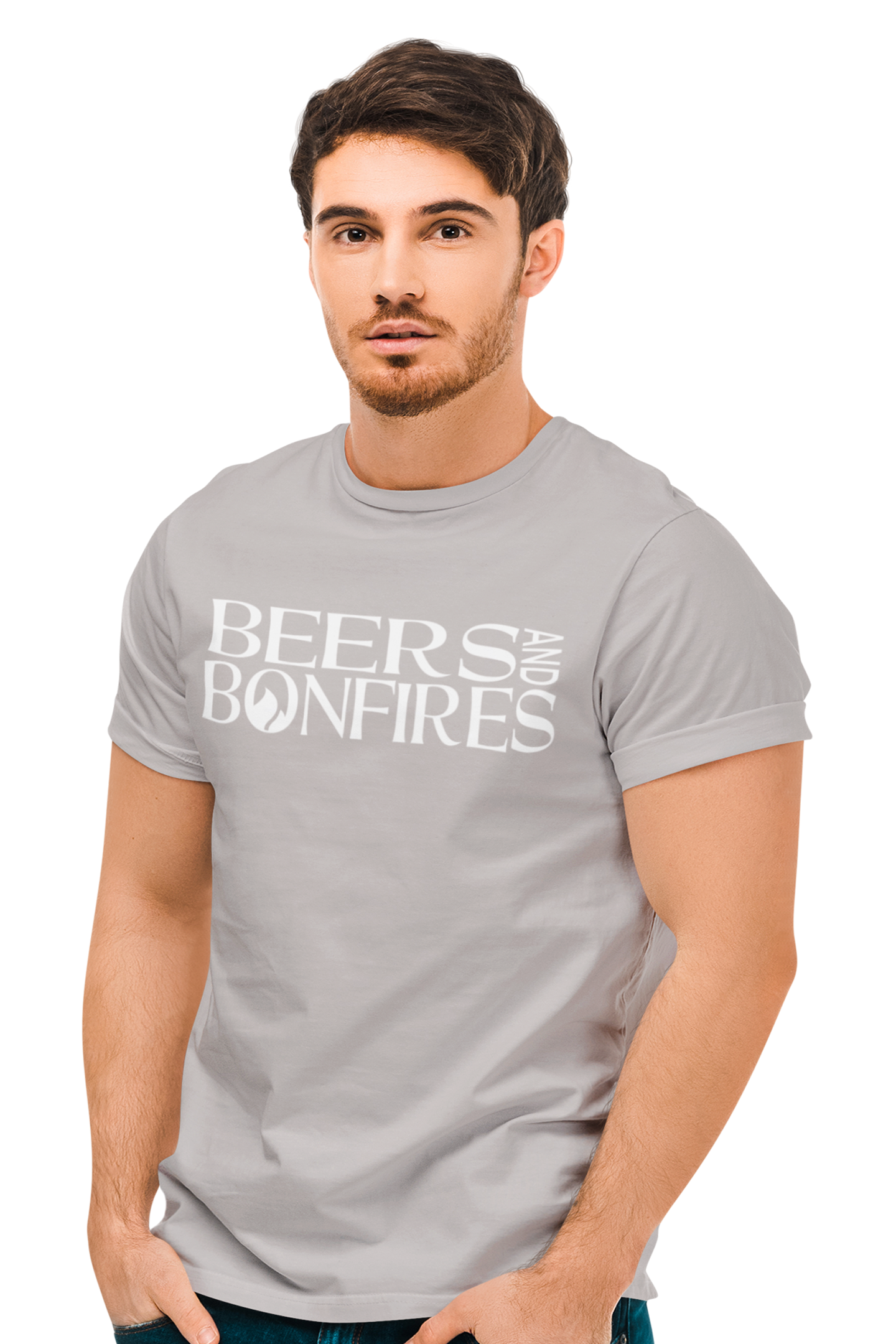 Beers and Bonfires "Text Style" Tees