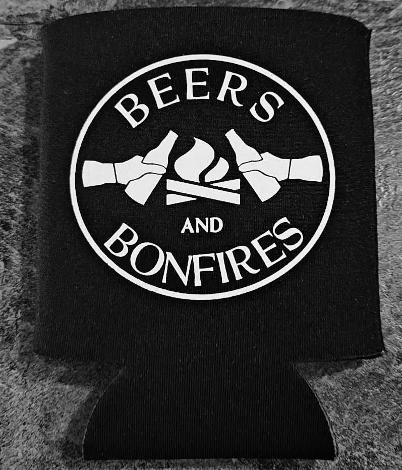 Beers and Bonfires Double-Sided Logo Koozie