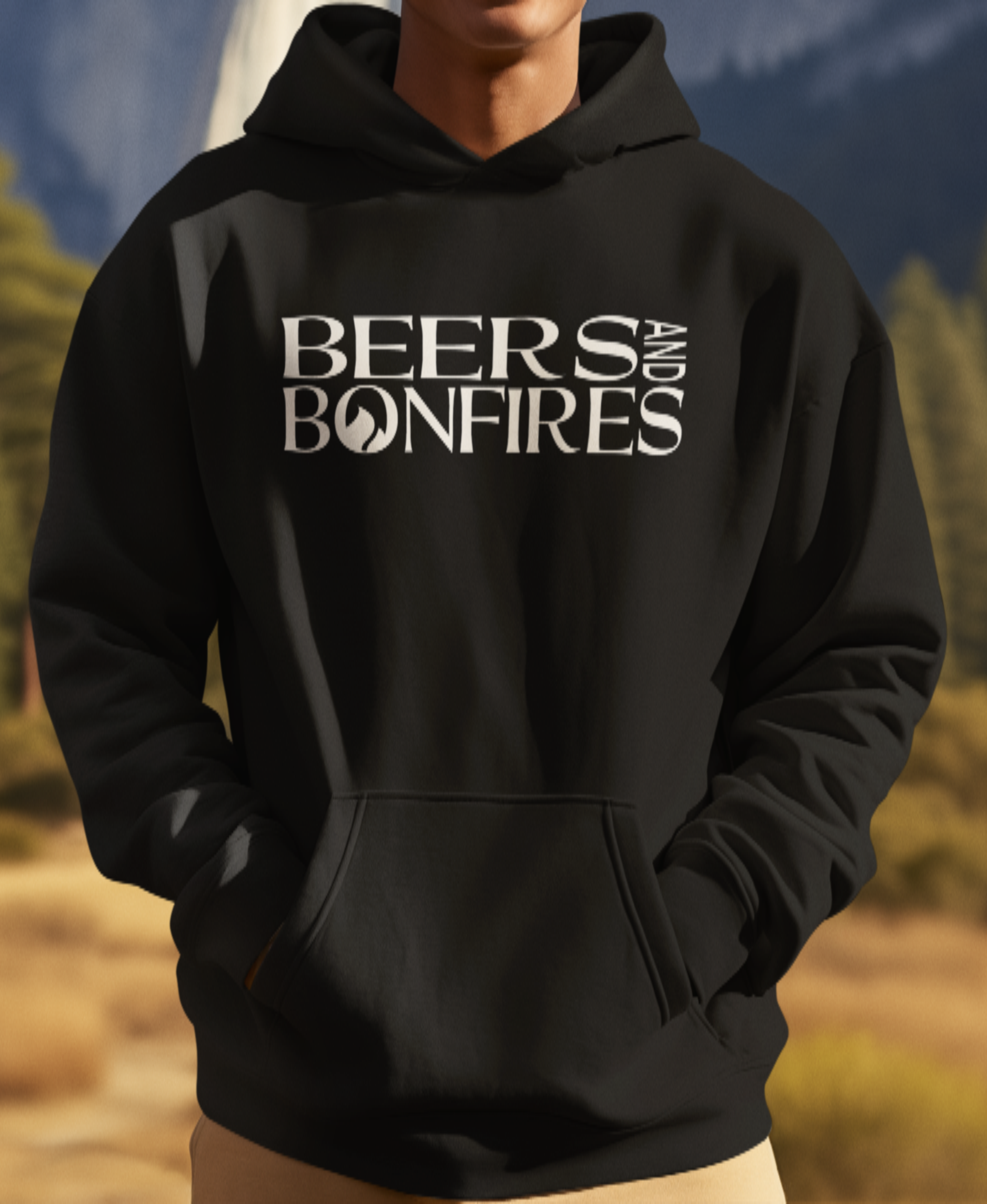 Beers Text Style Hoodie