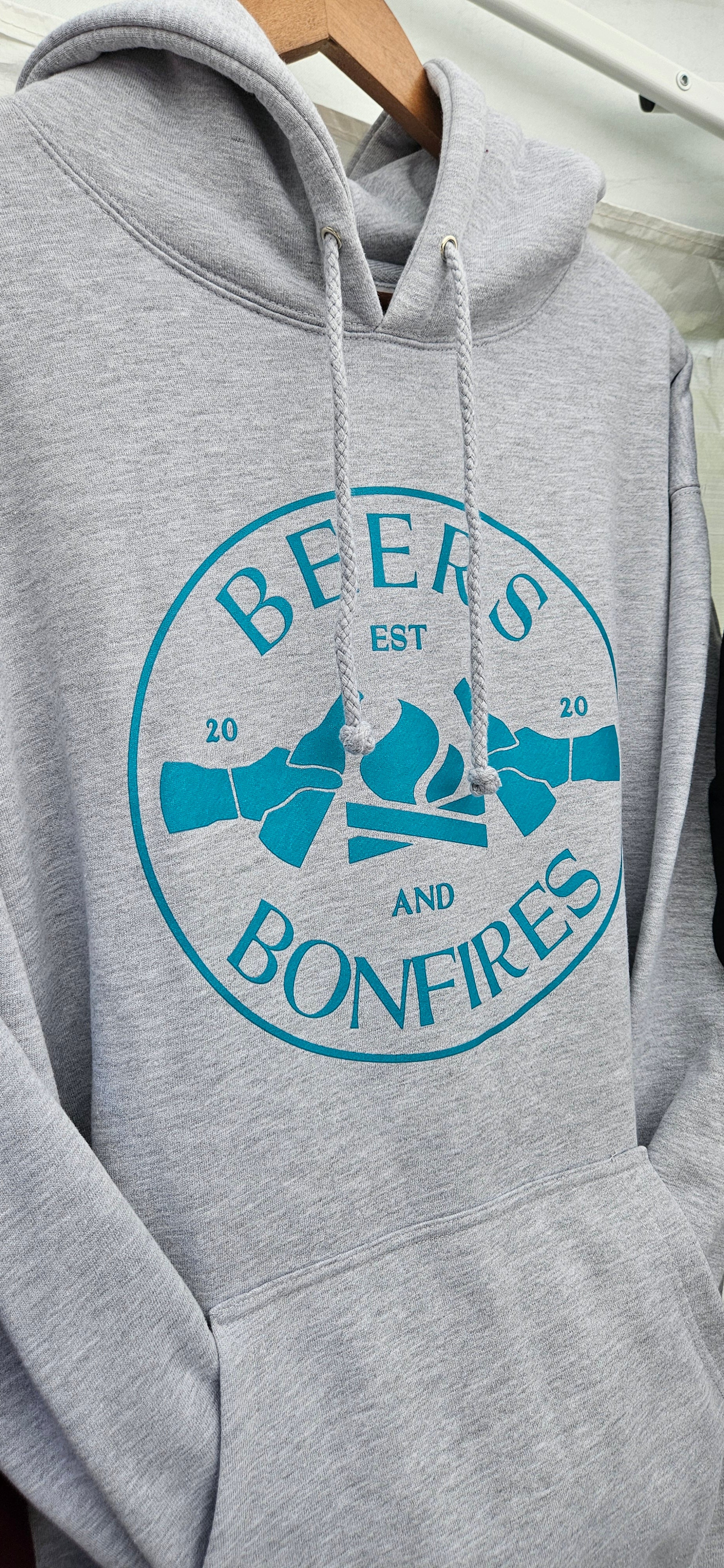 Beers Grey & Teal Classic Hoodie