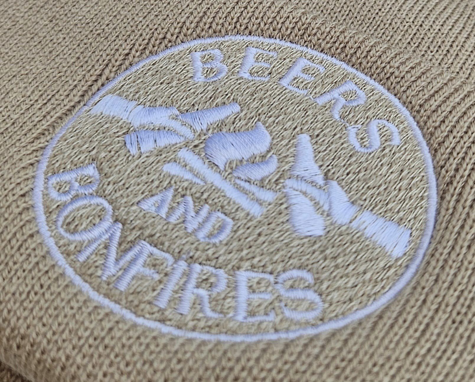 Beers and Bonfires Beige Toque