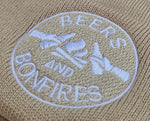 Load image into Gallery viewer, Beers and Bonfires Beige Winter Toque
