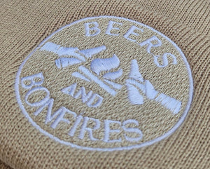 Beers and Bonfires Beige Toque