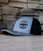 Load image into Gallery viewer, Classic Grey/Black Mesh Snapback Hat
