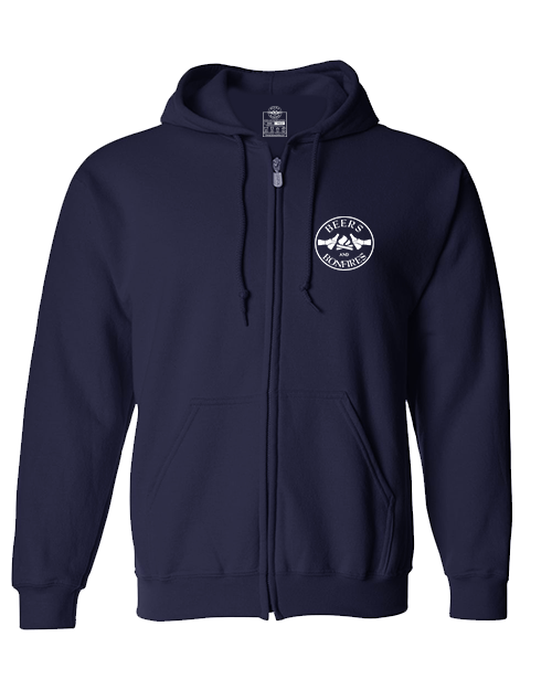 Beers "Classic" Zip Up Hoodies