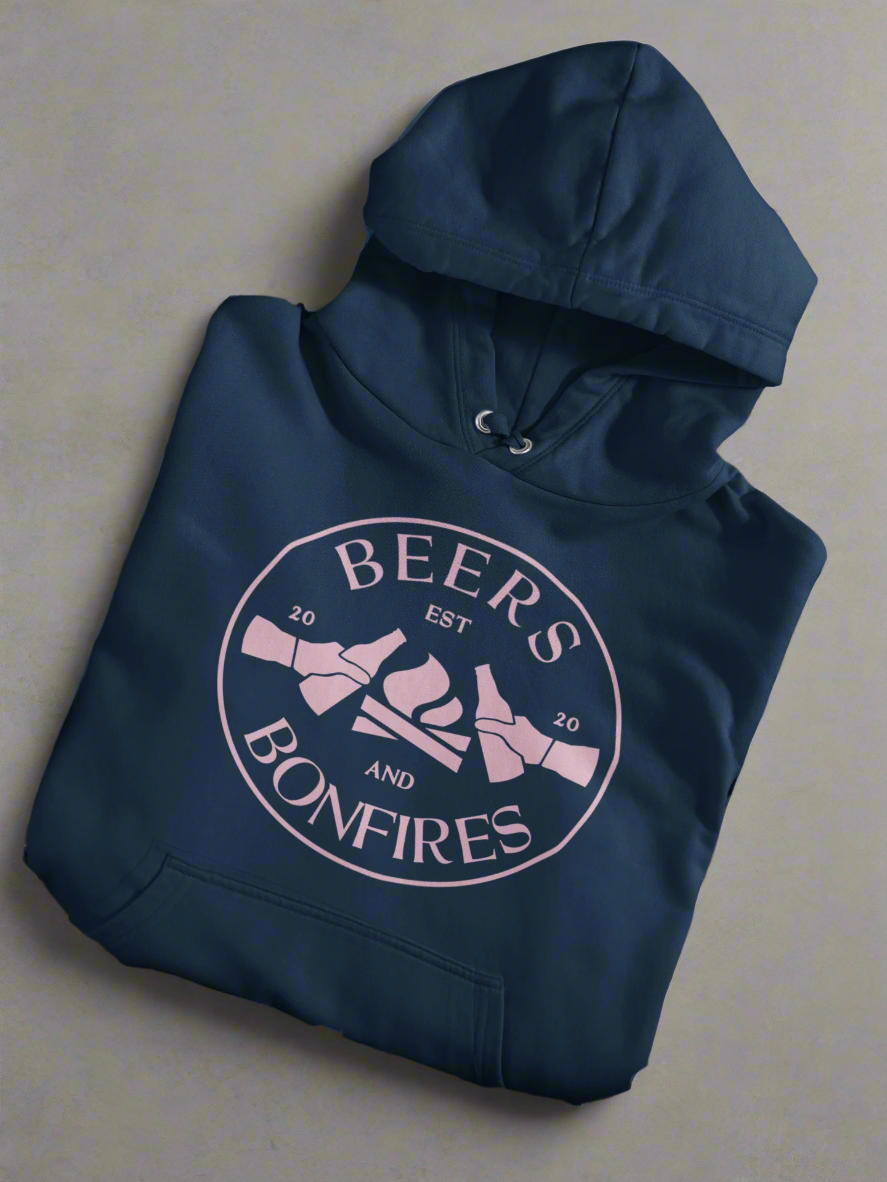 Cotton Candy Navy Hoodie