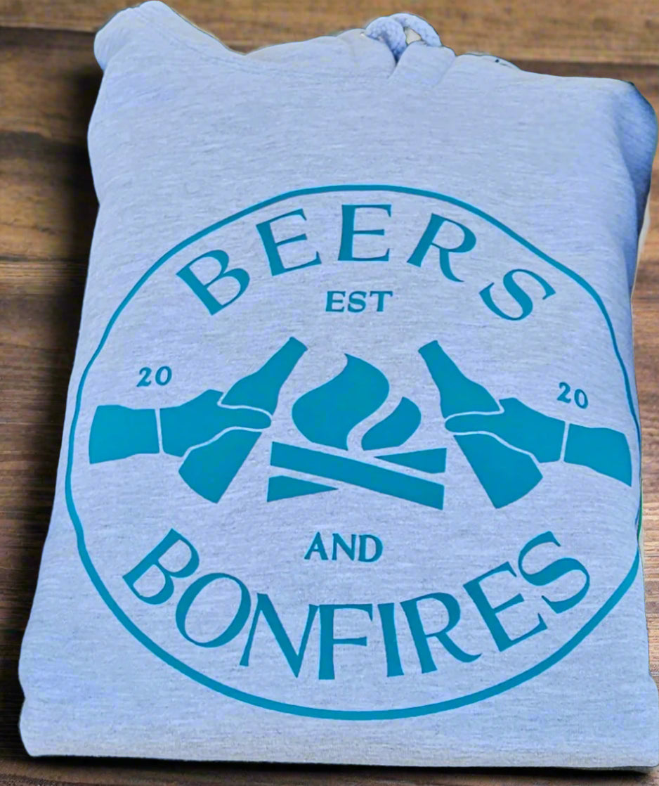 Beers Grey & Teal Classic Hoodie