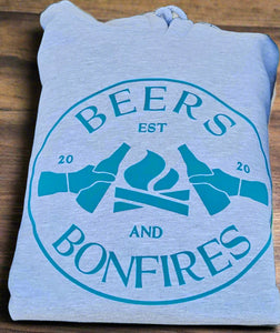 Beers Grey & Teal Classic Hoodie