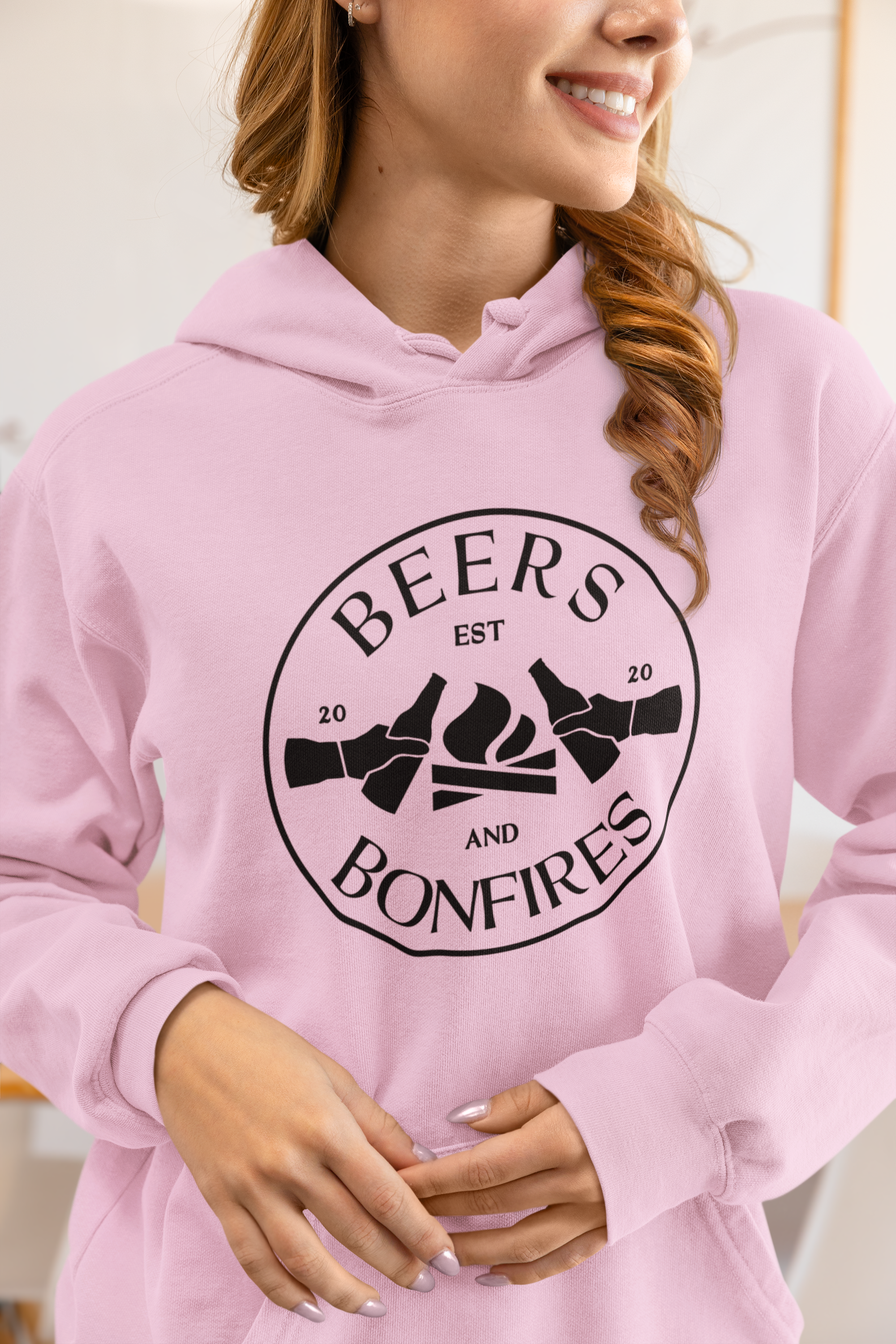 The Beers Light Pink Classic Hoodie