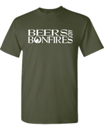 Load image into Gallery viewer, Beers and Bonfires &quot;Text Style&quot; Tees
