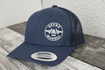 Load image into Gallery viewer, The Cold Beer Navy Snapback Hat
