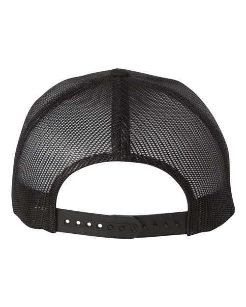 Grey/Black "Text Style" Mesh Snapback Hat