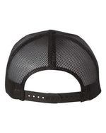 Load image into Gallery viewer, Grey/Black &quot;Text Style&quot; Mesh Snapback Hat
